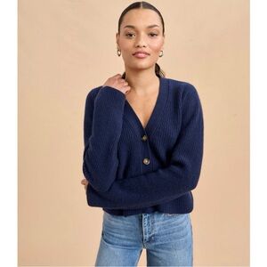 La Ligne Mini Toujours Cardigan Navy (L)